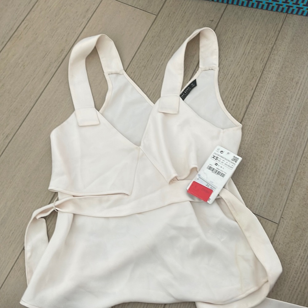 Zara sateen top